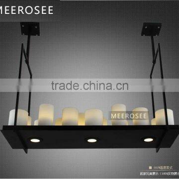 Special Design Rectangle Lighting on Sale Glass Lamps Hanging E27 Lights Bulb MD3181