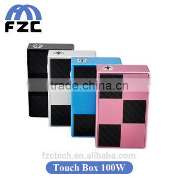 Alibaba china best selling 100w tc box mod SMY touch box smoke