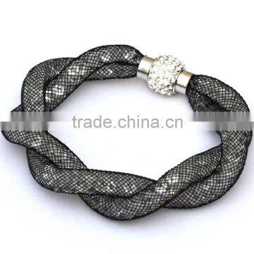 Crystal Beads Stardust Bracelet Slake Wrap Double Tour TENDANCE