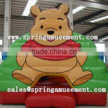 High quality cute little Winnie model inflatable bouncy castle for indoor party game, jumping castle SP-AB023