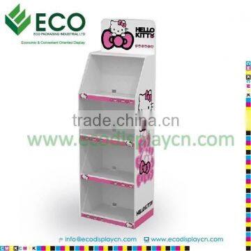 cardboard pallet display , corrugated paper floor stand for toy