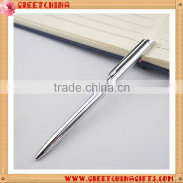 Top Grade Business Custom Hotel Copper Pen Holder Chromium Plated Advertising Pen