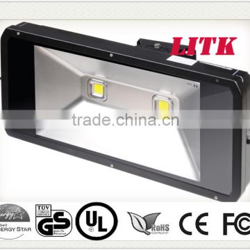 125lm/w IP65 IK10 tri-proof led light, len lienar low bay. PC Milky Cover with high efficacy