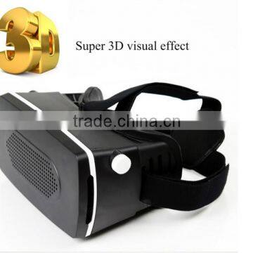 2015 Google cardboard HeadMount VR BOX Version VR Virtual Reality Glasses rift 3d movies Games for 4.0" - 6.0" Smart Phone
