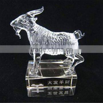 western New design crystal animal model for wedding and business gift