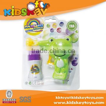 Kids play Outside summer toy soap bubble water gun