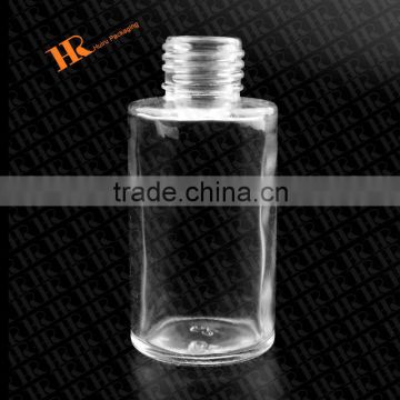 Long Cylinder Cream Bottle Lotion Bottle screw type empty glass bottle