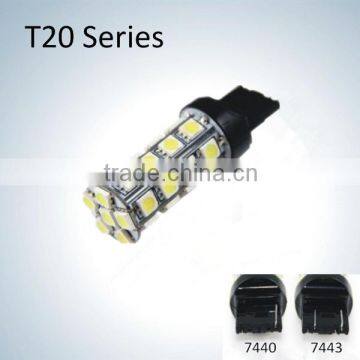 Hotsale 30smd T20 auto lamp 7443 led bulb 7440 car led light bulb