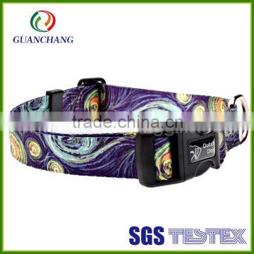 Magnetic peted sublimation dog training collar