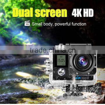 Hot Ultra HD 4K WIFI Sport Action Camera Dual Screen 2" LCD Waterproof Helmet MINI Camcorder DVR