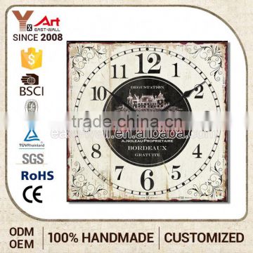 2016 New Style Price Cutting Rustic Antique Traditional Wall Clock