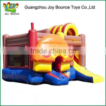 Small bouncer slide commercial lcombo ,nice design inflatable bouncing castle combo