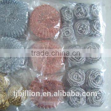 Manufacturer supply copper coated scourer products made in china