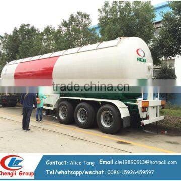 3 Axles Lpg Tank Trailer Used Truck Lpg Tanker Semi Trailer 40cbm