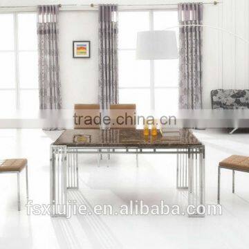 Z656 Industrial Style Dining Chair Leather Brown Leather Chair Metal Dining Chairs