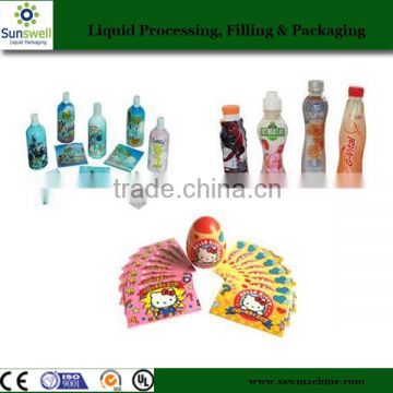 label printing thickness heat pvc shrink film label