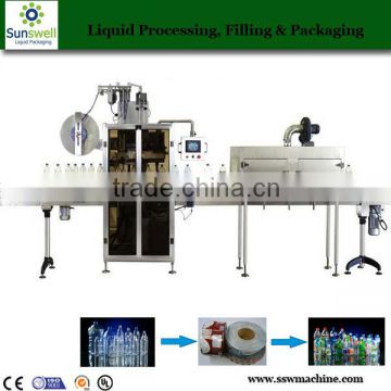 Pure water plastic glass can bottle labeling machines