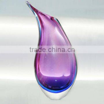 Murano art glass vase elegant gifts and home decorations