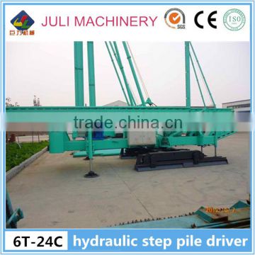 JULI brand KLB6T-15C Hydraulic step type leader pile driver with high quality