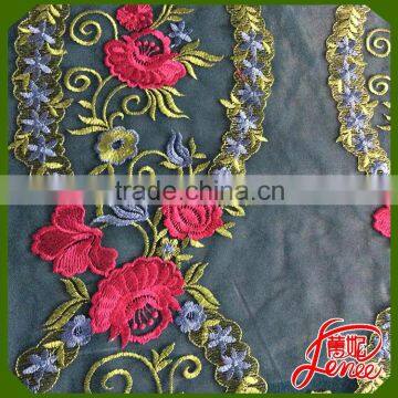FLORAL PATTERN CORD EMBROIDERY FABRIC FROM WELL KNOWN SUPPLIER