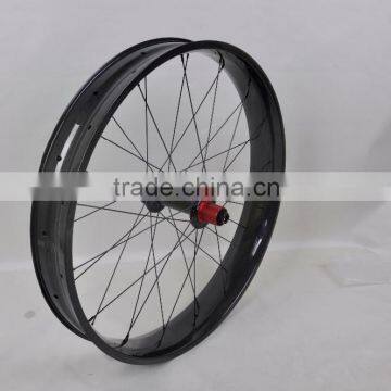 Dengfu Fat Bike Wheelset 80MM Width 3K Glossy