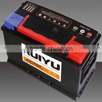 Japanese standard smf lead acid battery for start--60016--12V100Ah