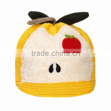 Custom winter hat soft feeling embroidery baby winter hats 2015