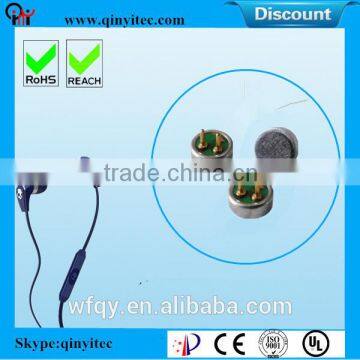 waterproof back electret condenser microphone