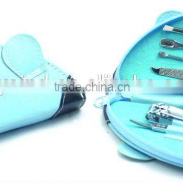 Cute Animal Mouse Shaped Travel Manicure Set Personal Care Manicure Set