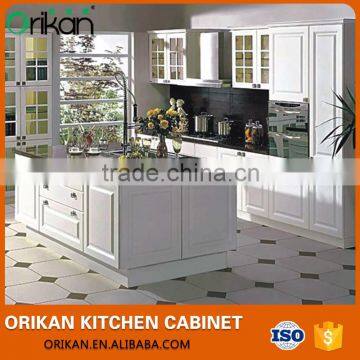 High Quality white beautiful pvc European style Kitchen Design