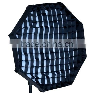 2015 CONONMK new professional speedlite octagon umbrella 55CM softbox with honeycomb grid for speedlite flash light