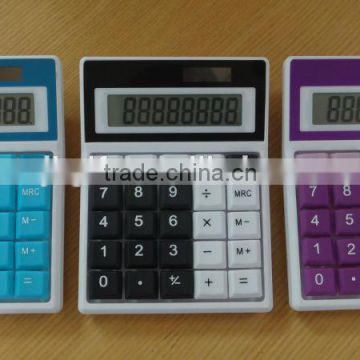 cheap 8 digits dual power big button calculator for old people