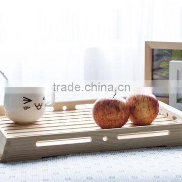 factory price high quality Japan market antique paulownia wood tray