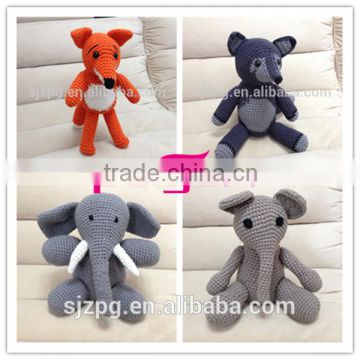 crochet cute plush baby toys, wholesales of crochet knitted baby toys