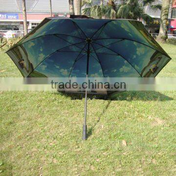 promotional heat transfer printing folding Umbrella