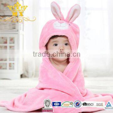 cheap and soft 100% cotton baby bathrobe