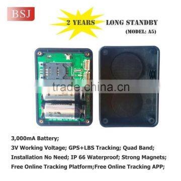 installed sim card and battery gps tracker Support LBS / GPS tracking moto bike