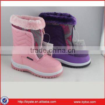 New top selling girl winter boots 2016