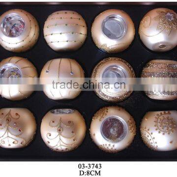 various series glass round tealight holders