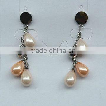 New design pearl earrings pakistani beautiful womens#E04868