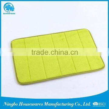High Quality Cheap microfiber memory foam non-slip memory bath mat