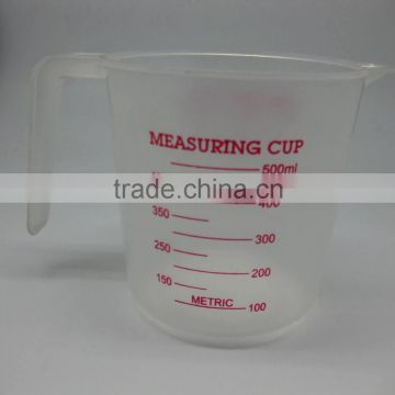 500ml plastic measuring cup,measuring jug