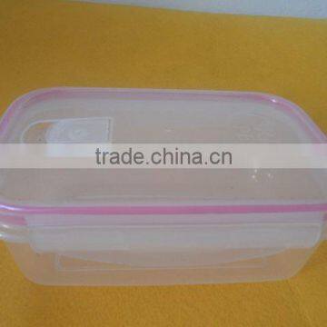 Plastic food saver storage containers