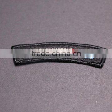 Factory Price Fashion Design Multi Color Overlock Embroidery Patch photo-4