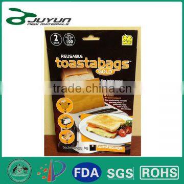 New PTFE non-stick reusable toastie bag set of 2