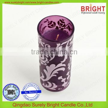 Christmas High Quality Glass Candle Wholesale