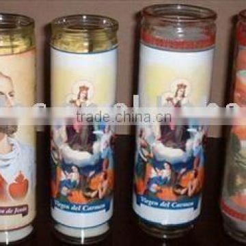 7 day candle religious candle church candle