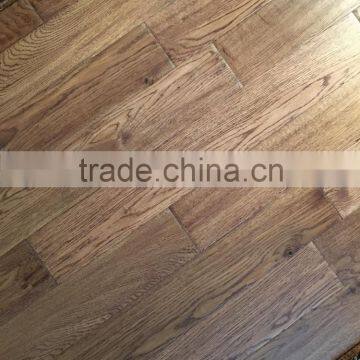 2mm solid oak toplayer handscraped Engineered flooring