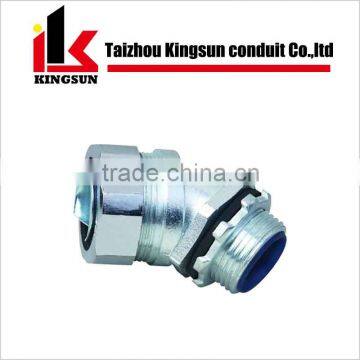 45 Degree DNJ Waterproof Flexible Conduit Connector