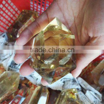 Wholesale Natural Rock Polished Citrine Quartz Points for Sale photo-3
